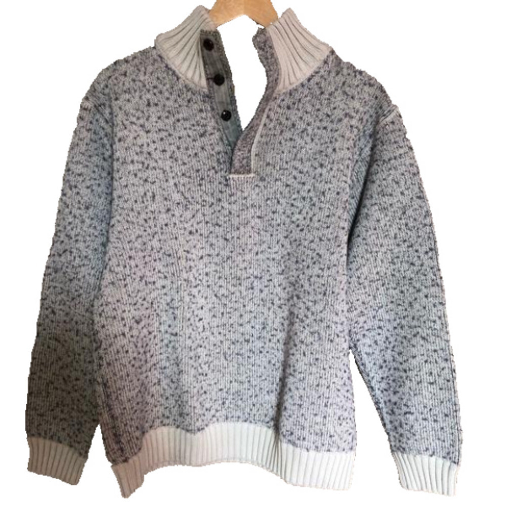 Marlboro Gray Turtleneck Sweater XL